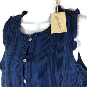 🌿NWT Universal Thread Linen Flutter Sleeve Top